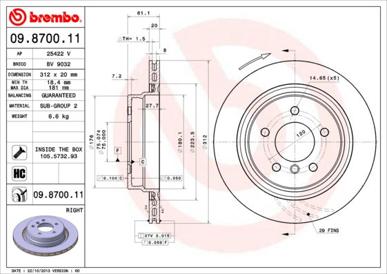 Disque de frein COATED DISC LINE