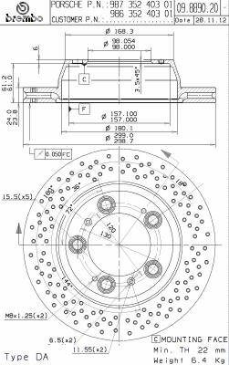 Disque de frein COATED DISC LINE