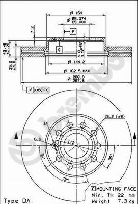 Disque de frein COATED DISC LINE