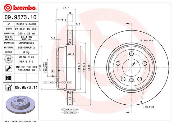 Disque de frein COATED DISC LINE