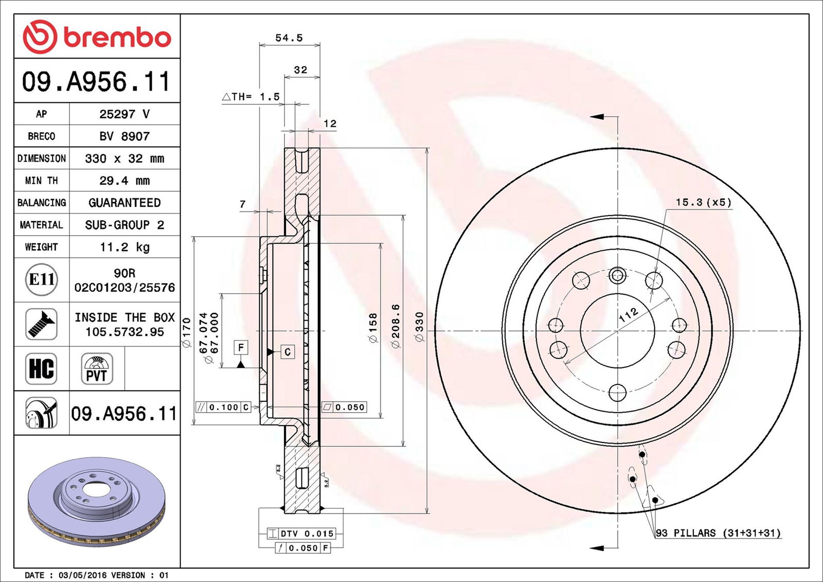 Disque de frein COATED DISC LINE