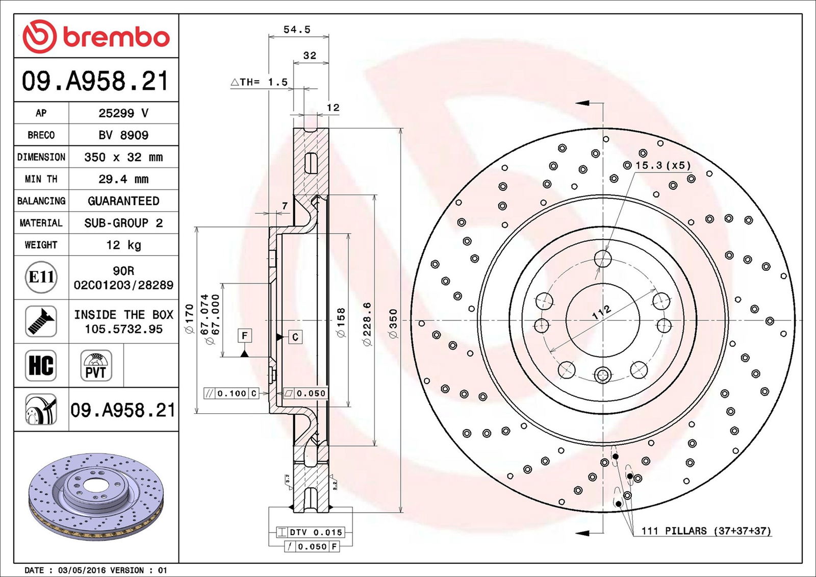 Disque de frein COATED DISC LINE