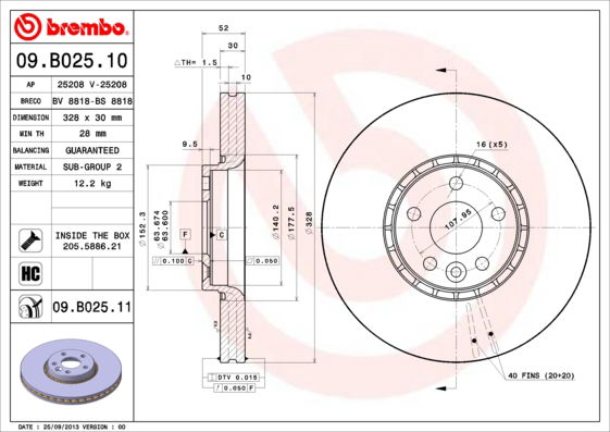 Disque de frein COATED DISC LINE