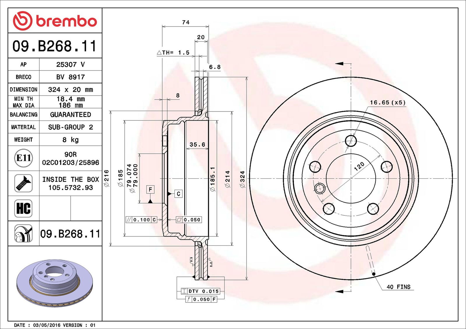 Disque de frein COATED DISC LINE
