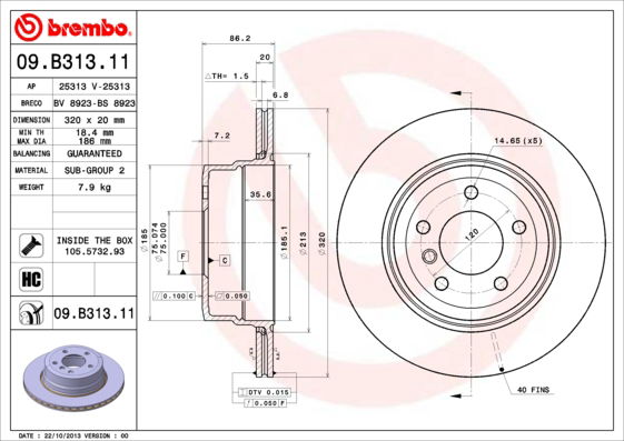 Disque de frein COATED DISC LINE