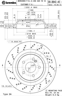 Disque de frein COATED DISC LINE