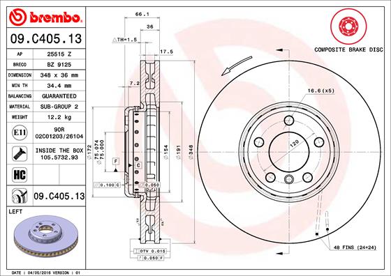 Disque de frein TWO-PIECE DISCS LINE