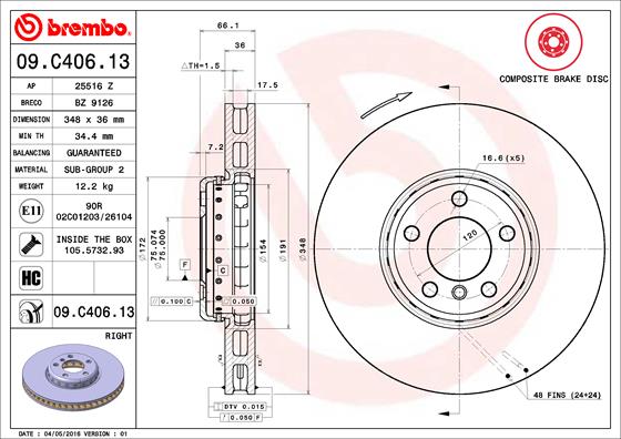 Disque de frein TWO-PIECE DISCS LINE