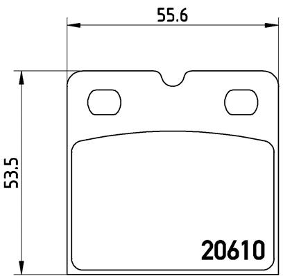 Kit de plaquettes de frein, frein à disque