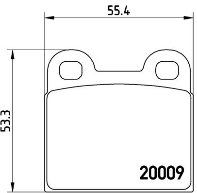 Kit de plaquettes de frein, frein à disque