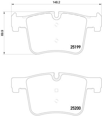 Kit de plaquettes de frein, frein à disque