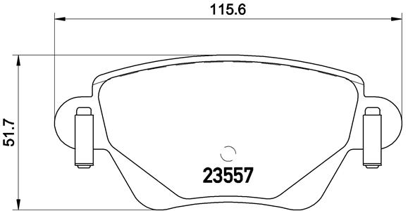 Kit de plaquettes de frein, frein à disque