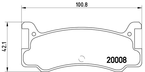 Kit de plaquettes de frein, frein à disque