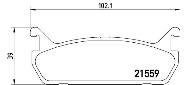 Kit de plaquettes de frein, frein à disque