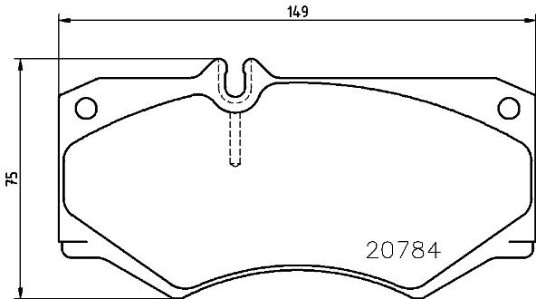 Kit de plaquettes de frein, frein à disque