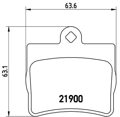 Kit de plaquettes de frein, frein à disque