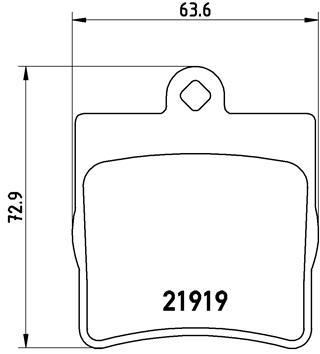 Kit de plaquettes de frein, frein à disque