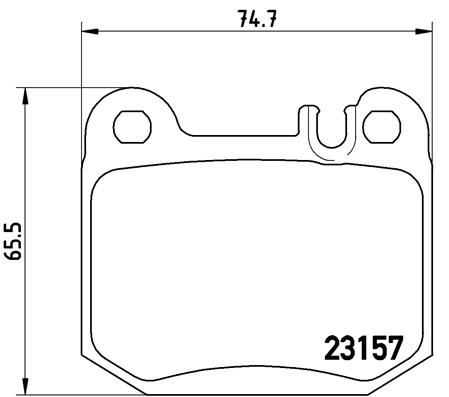 Kit de plaquettes de frein, frein à disque