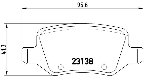 Kit de plaquettes de frein, frein à disque