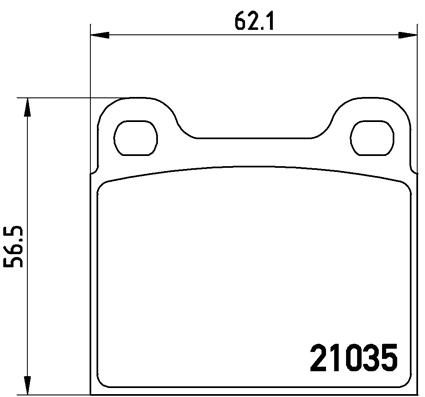 Kit de plaquettes de frein, frein à disque