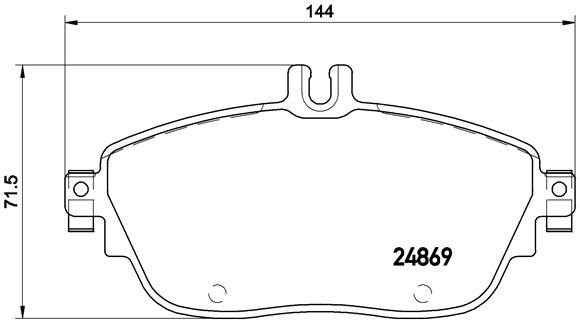 Kit de plaquettes de frein, frein à disque