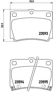 Kit de plaquettes de frein, frein à disque