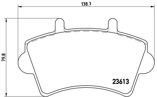 Kit de plaquettes de frein, frein à disque