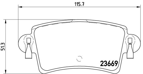 Kit de plaquettes de frein, frein à disque