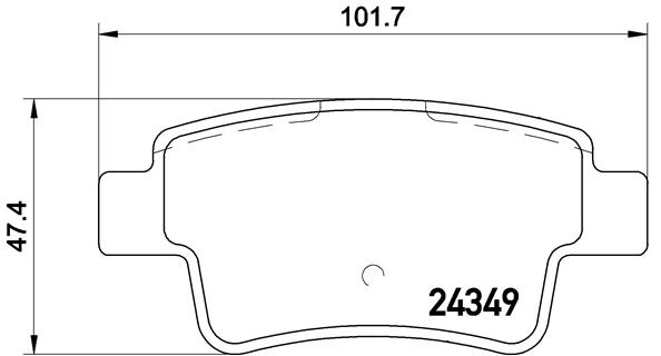 Kit de plaquettes de frein, frein à disque