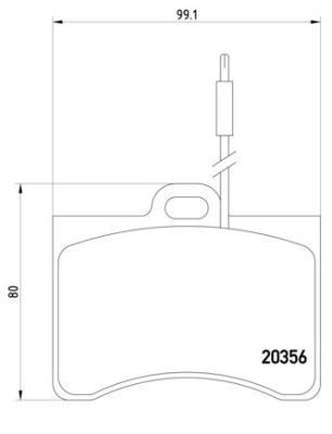 Kit de plaquettes de frein, frein à disque