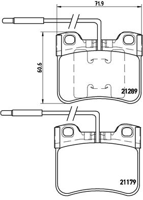 Kit de plaquettes de frein, frein à disque