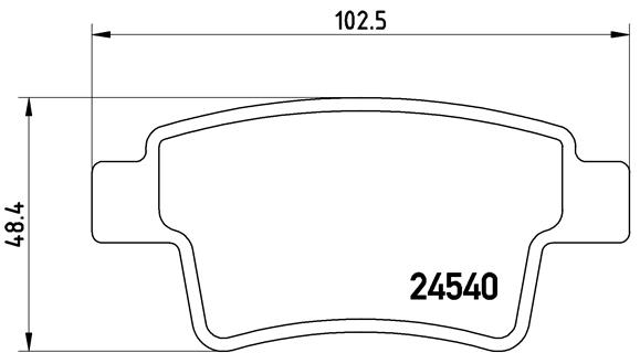 Kit de plaquettes de frein, frein à disque