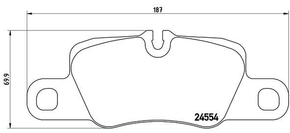 Kit de plaquettes de frein, frein à disque