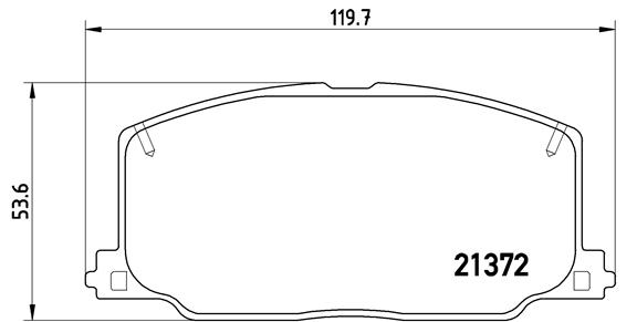 Kit de plaquettes de frein, frein à disque