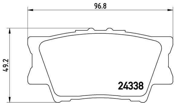 Kit de plaquettes de frein, frein à disque