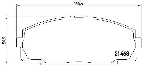 Kit de plaquettes de frein, frein à disque