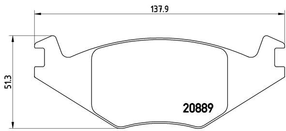 Kit de plaquettes de frein, frein à disque