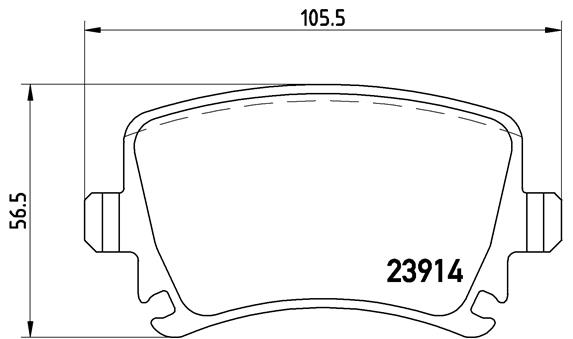 Kit de plaquettes de frein, frein à disque