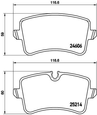 Kit de plaquettes de frein, frein à disque