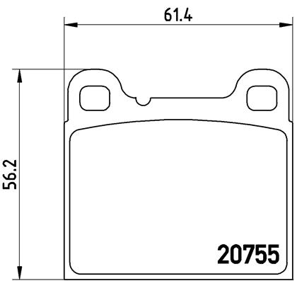 Kit de plaquettes de frein, frein à disque