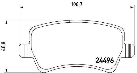 Kit de plaquettes de frein, frein à disque