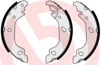 Jeu de mâchoires de frein