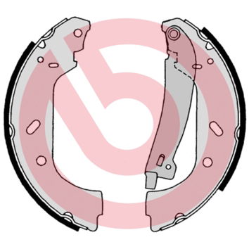 Jeu de mâchoires de frein