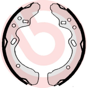 Jeu de mâchoires de frein