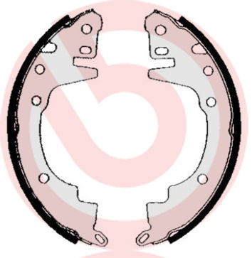 Jeu de mâchoires de frein