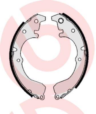 Jeu de mâchoires de frein