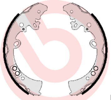 Jeu de mâchoires de frein