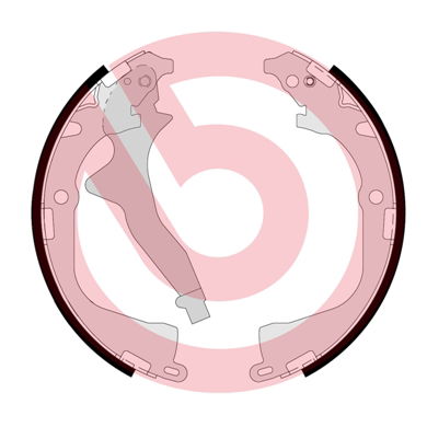 Jeu de mâchoires de frein