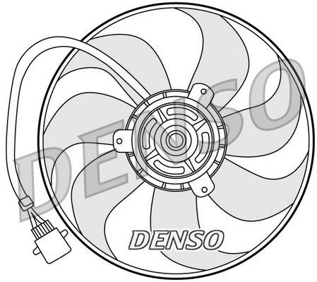 Ventilateur, refroidissement du moteur