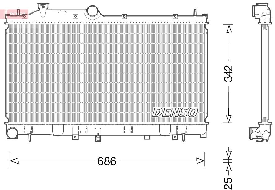 Radiateur, refroidissement du moteur
